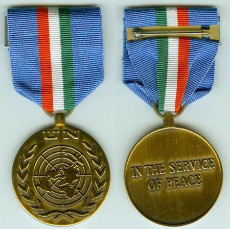 UN Operation in Ivory Coast  F/S Medal