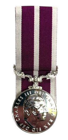 CIIIR KING CHARLES Meritorious Service Medal MSM  Full Size