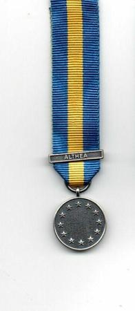 EU - ESDP Medal with Althea clasp