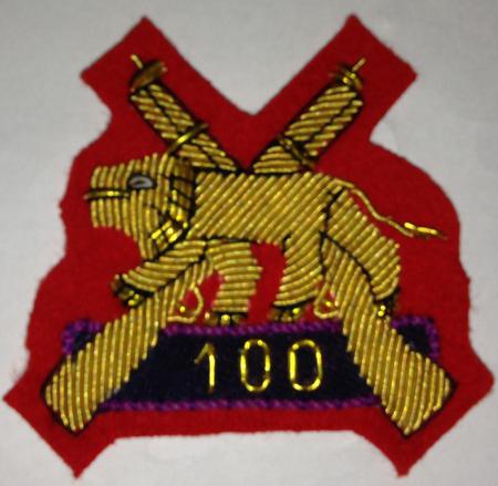 Army 100 Badge for Mess Dress