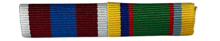 Queen`s Platinum Platinum + Cadet Forces Pin Ribbon Bar