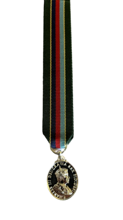 CIIIR Volunteer Reserve Service Medal Miniature