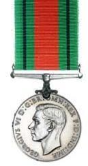 FULL SIZE  Defence Medal loose with 10