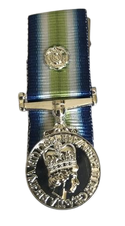 Falklands Medal Miniature Court Mounted with rosette
