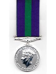 General Service Medal 1918-62 (ARMY & RAF) GVI