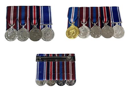 QDJM + QPJM + KCM 23+ POLICE LS&GC(EIIR OR CIIIR)  Miniature court mounted set