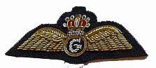 RAF Glider Instructor Badge Mess Dress