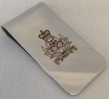 Intelligence Corps Money Clip