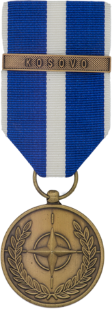 F/S Nato Kosovo Medal Loose with ribbon