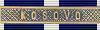 Nato Kosovo Medal Ribbon by Roll