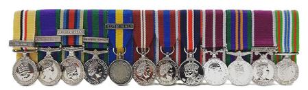 Miniature Medal Court Mounting - 