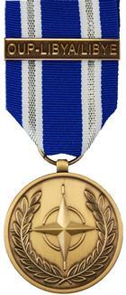 NATO OUP-LIBYA / LIBYE Full Size Medal