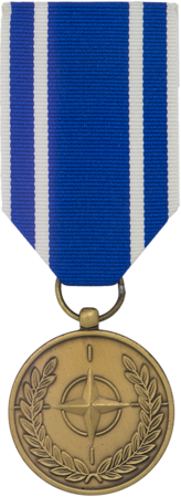 Nato Macedonia  Medal (F/S) loose with ribbon