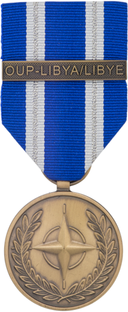 NATO OUP-LIBYA / LIBYE Full Size Medal