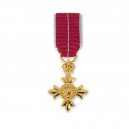 OBE Miniature Medal 