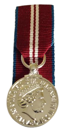 Mini Q. Diamond Jubilee Medal Court mounted