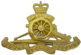 R Artillery Officers Cap Badge