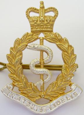 RAMC Officers Cap Badge