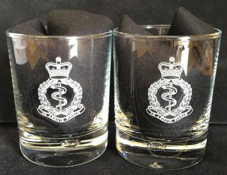 RAMC - Medical Corps - Whiskey Glasses 