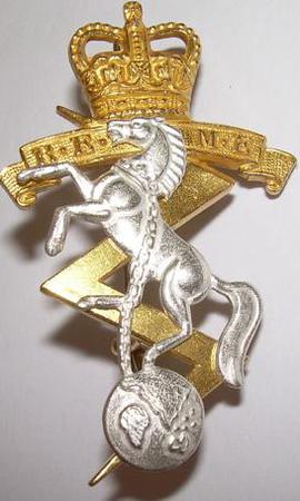 REME Officers Cap Badge