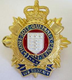RLC Officers Cap Badge