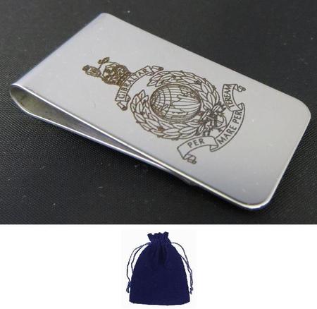 Royal Marines Money Clip