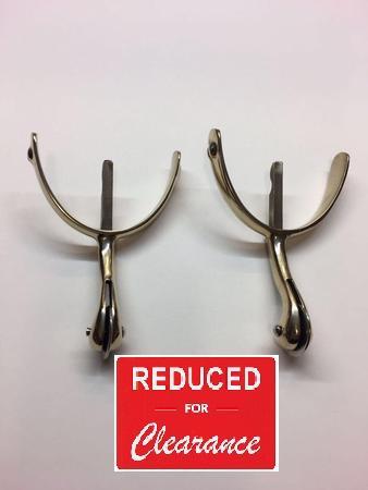 Swan Neck Spurs Brass Colour