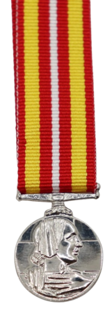 Voluntary Medical Service Miniature Medal