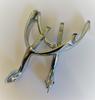 Swan Neck Spurs - Silver (for boxed heeled boots)