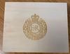 Book Shaped Wooden Medal Storage Box, for Full Size & Mini.Medals, Keepsake box