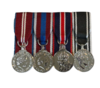 EIIR AMBULANCE LS&GC, JUBILEE AND CORONATION MEDAL`s  Miniature Court mounted set 