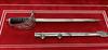 Framed Infantry Officers Dress Sword Letter Opener