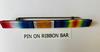 WW1 1914-15 STAR, BRITISH WAR MEDAL, VICTORY MEDAL PIN ON  RIBBON BAR NEW