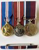 Full Size Set, QGJM, QDJM, RAF LS&GC Medals & Pin Ribbon Bar