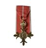 Full Size OBE Military Court Mounted Medal with a pin to wear