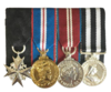 Miniature Order of Saint John, QGJM, QDJM, Service Medal of Order St John Set