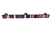 QDJM+ QPJM+ KCM + HM COASTGUARDS  RIBBON BARS