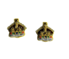 CIIIR  Rank Crowns Mess Dress, Sold as a pair. Gold  or Silver&Gold