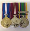 Miniature Medal Set Q G J M , Q D J M, Cadet Forces