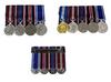 QDJM + QPJM + KCM 23+ POLICE LS&GC(EIIR OR CIIIR)  Miniature court mounted set