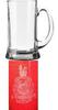 Regimental Crest Engraved & Personalized Glass Tankard 