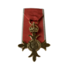 Full Size OBE Civilian Court Mounted Medal with pin to wear