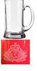 Regimental Crest Engraved & Personalized Glass Tankard 