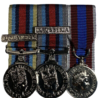 OSM Afghanistan WITH clasp + OP Shader  + Queens Platinum Jubilee + MINIATURE Court Mounted Set 